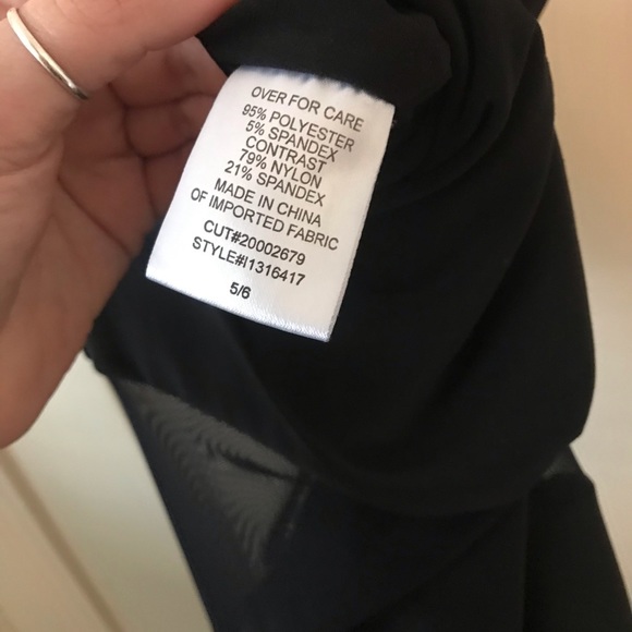 Windsor’s black mesh one shoulder top - Picture 4 of 4